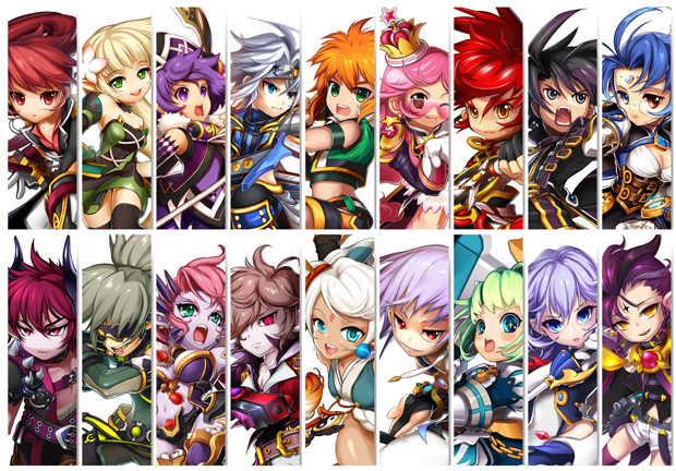 Grand Chase Character Roster
