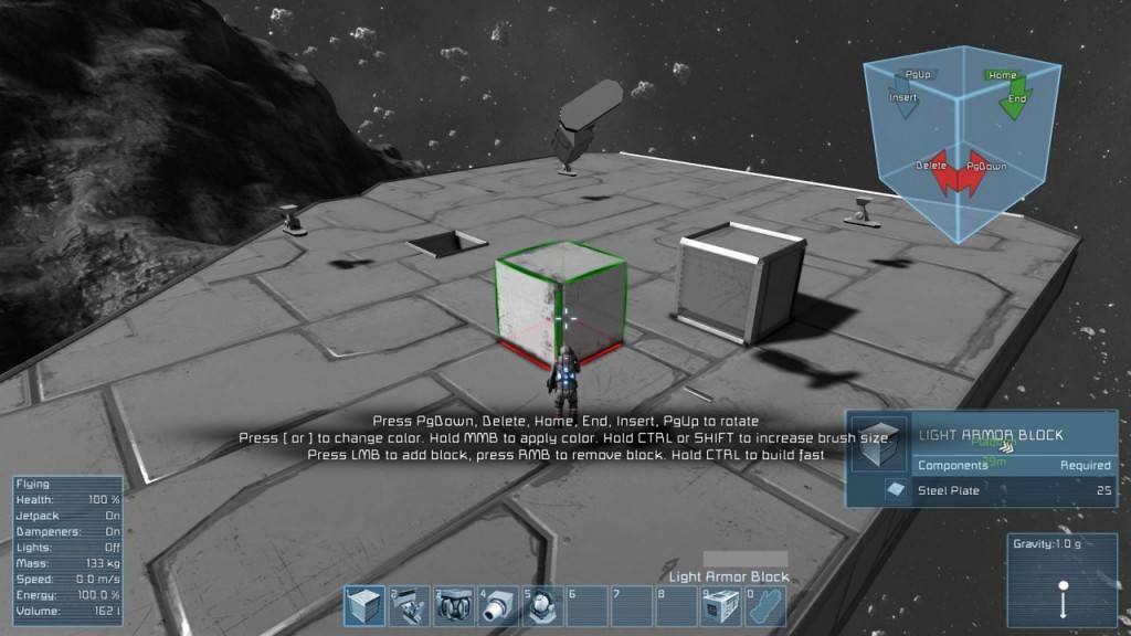 Space Engineers How to construct