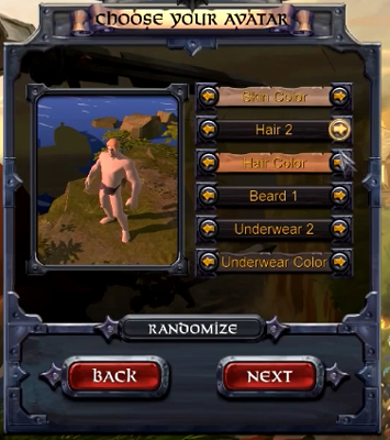 Albion Online Beta Character Creation