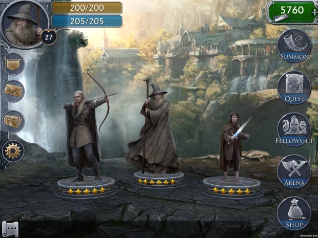 Legends of Middle Earth Screen 1