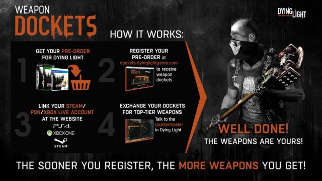 Bliv forvirret Begrænset vare Dying Light: Supporters rewarded with Top-Tier Weapons | MMOHuts