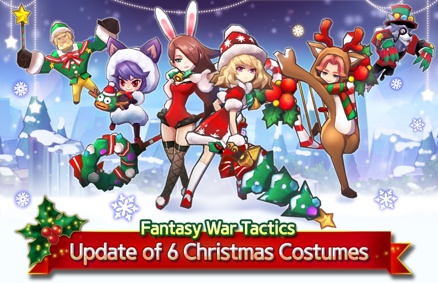 Fantasy War Tactics Launches Christmas Update news header