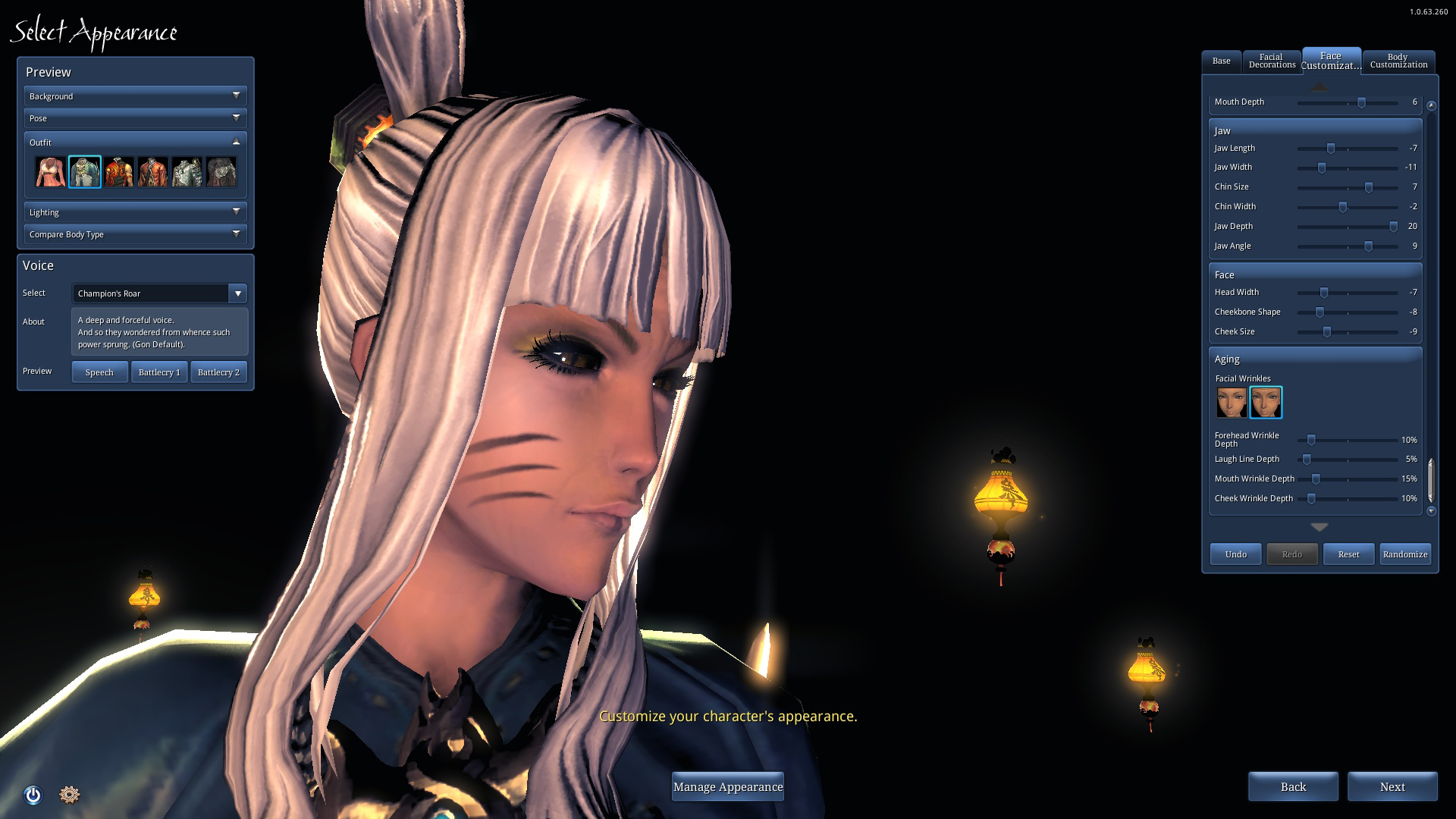 Blade And Soul Character Creation.