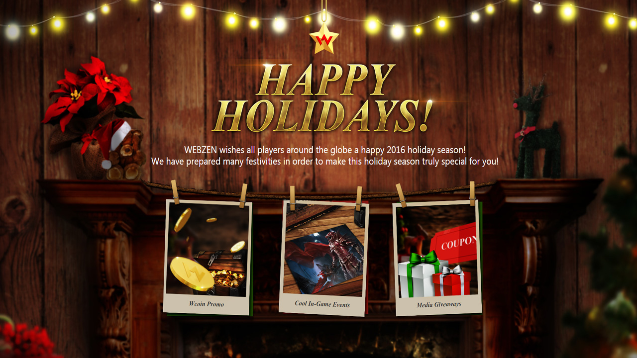 Webzen "Happy Holidays" Giveaway