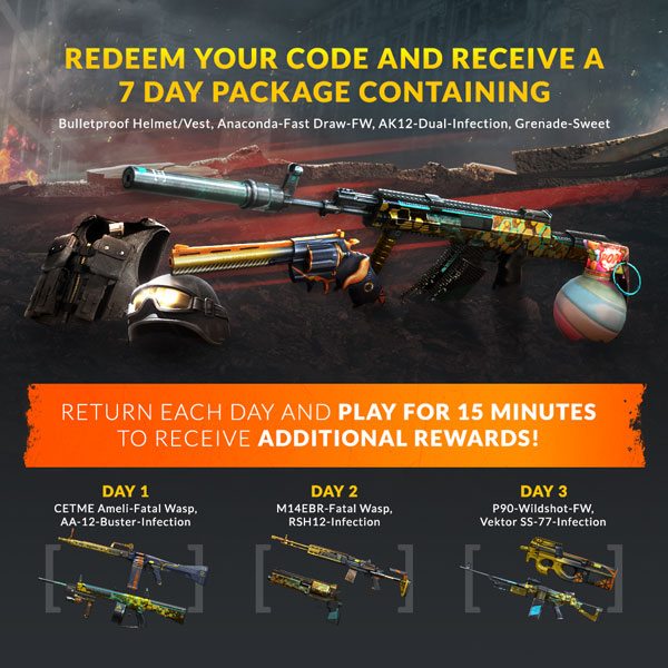 Crossfire Weapon Package Giveaway
