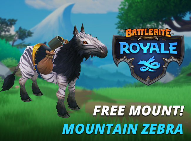 Battlerite Royale Free Zebra Mount