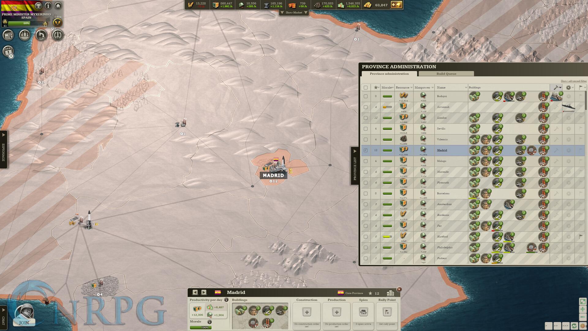 Call of War on X: What is your strategy in 1942? Play and show it