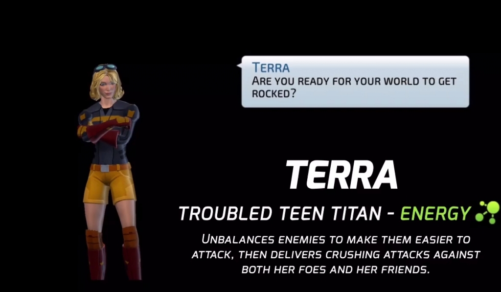 Featured video: DC Legends: Terra – Troubled Teen Titan Hero Spotlight